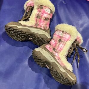 The North Face Fur-Lined snow Boots toddler size 10